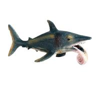 Shark Model Toy - Animal Educational Figurine, Learning Play Set with Realistic Design for Kids Imagination Development Durable PVC Sea Animal Figure for Home Display Living Room Decor Study Room