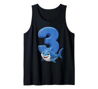 Shark Number 3 Birthday Party Ocean Kids Party 3rd Beach Three Canotta