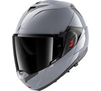 Shark OXO Dark Shadow, casco flip up M female Grigio