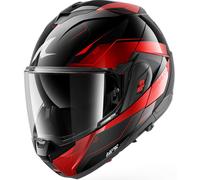 Shark OXO Mekarium, casco modulare S female Nero/Rosso