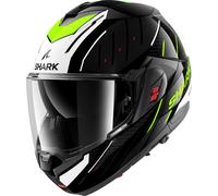 Shark OXO Rydger, casco flip up L female Nero/Bianco/Verde