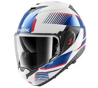 Shark OXO Sikter Apertura Anteriore Superiore Modulo Moto Casco - White /