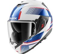 SHARK, Casco Moto Modulare OXO SIKTER White Chrome Blue WUB, XL