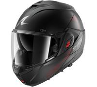 Shark OXO Sp Lyne, casco modulare M female Opaco Nero/Grigio/Rosso