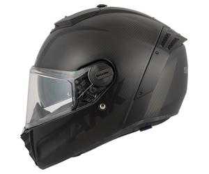 Shark partan R Opaco Carbon kin Casco integrale unisex nero, taglia S