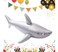 Shark Pool Toy | Giant Inflatable Shark | Beach Inflatable Shark, Shark Party Inflates, Pool Side Shark Toy, Shark Decoration, Inflatable Animal Shark, Inflatable Shark Accessories for Pools