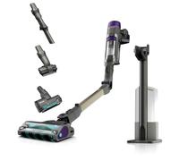 Shark PowerDetect Clean&Empty Aspirapolvere, DuoClean Detect, Reverse Clean, Base Auto-svuotante, Antigroviglio Plus, Autonomia 70 Min,Leggero, Bocchette Animali e Multisuperficie, Grigio IP3251AMZEUT