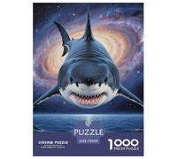 Shark Puzzles Intrattenimento Creativo 1000 Elementi Giochi Fierce Sea Beasts Puzzle Relax Decora La Casa Giochi-rompicapo Per Adulti E Bambini 70x50cm/1000pcs