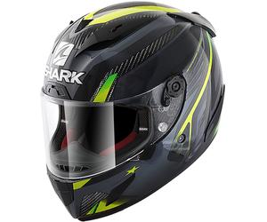 Shark Race-R Carbon Pro Aspy Casco, carbone-giallo, taglia XS per maschi