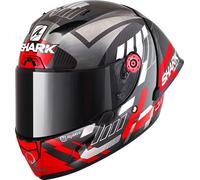 Shark Race-R Pro GP 06 Replica Zarco Winter Test, casco integral XS male Grigio Scuro/Grigio/Rosso