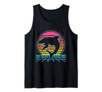 Shark Retro Vintage 70s 80s Style Funny Fish Lover Canotta