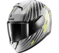 Shark Ridill 2 Assya Casco, nero-grigio-giallo, taglia M per maschi