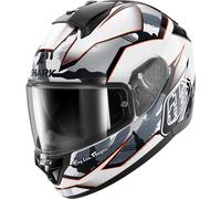 Shark Ridill 2 Matrix Camo, casco integrale XXL male Bianco/Argento/Rosso