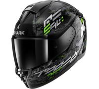 Shark Ridill 2 Molokai, casco integrale L male Nero/Argento/Verde