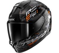 Shark Ridill 2 Molokai, casco integrale XXL male Nero/Argento/Arancione