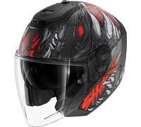 SHARK SHARK - Casco RS Jet Carbon Shaytan Nero / Rosso / Anthracite M