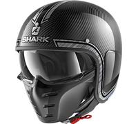 Shark-S-Drak Vinta Casco Jet, Argento, Taglia XS (53/54)