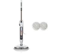 SHARK S8201EU Steam Mop - Mocio a vapore automatico - 2 cuscinetti rotanti - 3 impostazioni di vapore - Rimuove macchie e sporco