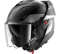 SHARK SHARK - Casco Oxo Mekarium Anthracite / Chrom / Nero M