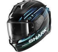 SHARK Casco integrale Skwal i3 Light-Blur Nero/Blu/Verde XXL