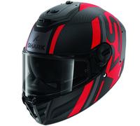 Casco Integrale Shark Spartan Rs Carbon Antracite Rosso Opaco XXL