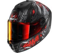 Shark Spartan RS Shaytan Casco, nero-rosso, taglia 2XL per maschi