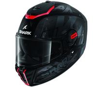 SHARK SHARK - Casco Spartan RS Stingrey Mat Nero / Anthracite / Rosso M