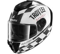 Shark Spartan RS Raceshop Casco, nero-bianco, taglia M per maschi