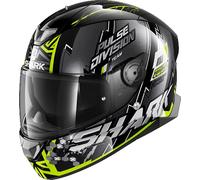 Shark Skwal 2.2 Noxxys Casco, nero/verde, Taglia XS (53/54)