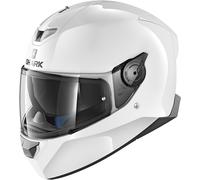 Shark Skwal 2 Blank Casco LED, Bianco, Taglia XS (53/54)