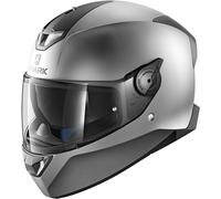 Shark Skwal 2 Blank Mat Casco LED, Silver matt, Taglia S (55/56)
