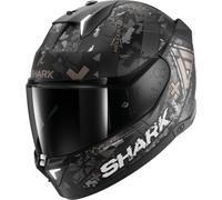 Shark Skwal i3 Hellcat Casco, nero opaco/grigio, Taglia M (57/58)
