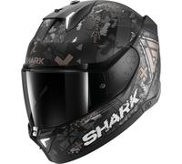Shark kwal I3 Hellcat Casco Integrale unisex nero, taglia S