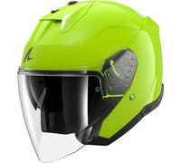 Shark Skwal i3 Jet Blank Casco Jet, verde, taglia S per maschi