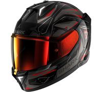 Shark Skwal i3 Linik, casco integrale XS male Nero/Grigio/Rosso