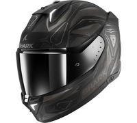 Shark Skwal i3 Linik Casco, nero-grigio, taglia L per maschi