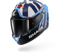 Shark SKWAL i3 Replica Raul Fernandez Casco Moto Integrale Blue Blu ECE 22.06