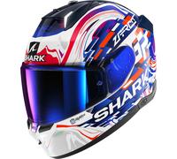 Shark Skwal i3 Replica Zarco GP Casco, bianco/blu/rosso, Taglia M (57/58)