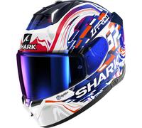 Shark Skwal i3 Replica Zarco GP FCE, casco integrale XS female Bianco/Violetto/Blu