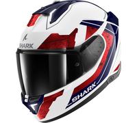 Shark Skwal i3 Rhad Casco, bianco-rosso, taglia L per maschi