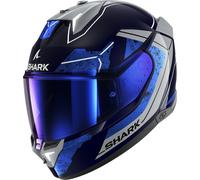 Shark Skwal i3 Rhad Casco, blu/argento, Taglia XXL (63/64)