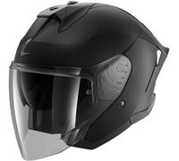 Shark Skwal Jet Cup Blank, casco aperto XS female Nero Opaco