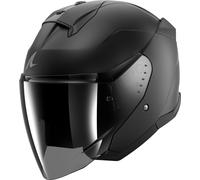 Casco Jet Shark Skwal Jet Dark Shadow Nero Opaco XXL