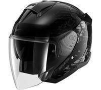Shark Skwal Jet Reptaia, casco aperto XS female Nero/Grigio