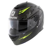 Shark Spartan 1.2 Adrian Parassol grigio antracite opaco nero giallo