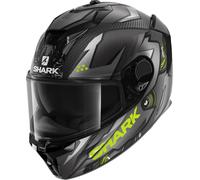 Shark Spartan GT Carbon Urikan Mat Casco, carbonio/giallo, Taglia XXL (63/64)