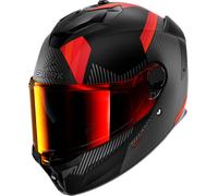 Shark Spartan GT Pro Dokhta Carbon Casco, nero-rosso, taglia 2XL per maschi