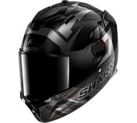 Shark Spartan GT Pro Carbon Zarco Track Racer, casco integrale S female Nero/Grigio Scuro/Argento