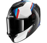 Shark Spartan GT Pro Dokhta Carbon Casco, nero/bianco/blu, Taglia S (55/56)