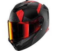 Shark Spartan GT Pro Dokhta Carbon Casco, nero-rosso, taglia S per maschi